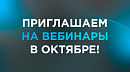 ПРИГЛАШАЕМ НА ВЕБИНАРЫ DUSLAR В ОКТЯБРЕ!